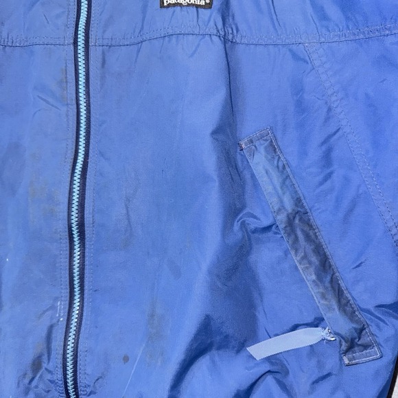 Vintage Mens Jacket 90's Patagonia Made in USA Fleece Lined Blue Size Large - Picture 5 of 15